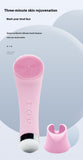 Silicone Face Cleansing Brush Facial Cleansing Brush Electric Facial Brush Vibration Heating
