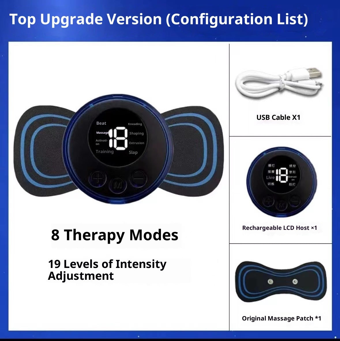 Cervical Massager Intelligent Pulse Multifunctional Shoulder Neck Waist Back Full Body Massager
