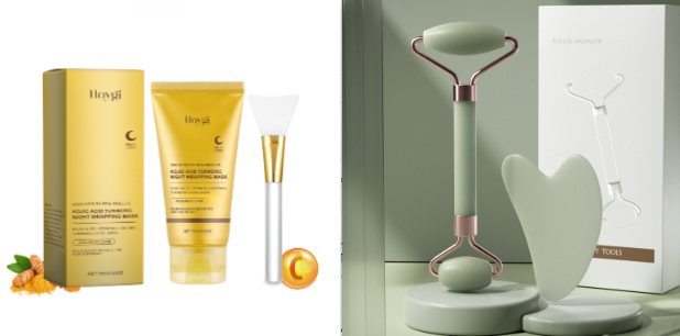 Scraping Roll Massager Set Facial Muscle Relaxation Body Tool