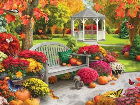 Country House Flower Landscape Painting Kit Suitable For Family Living Room Art