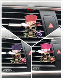 Halloween New Funny Retro Metal Skull Fashion Alloy Retro Roses Purses Anime Car Decoration Car Accessories