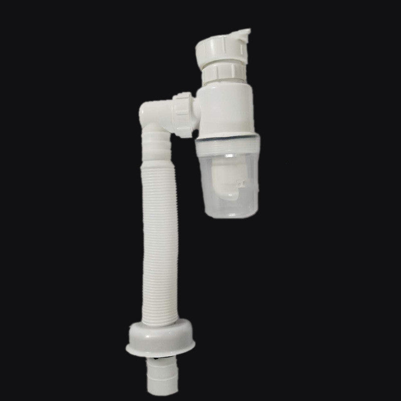 Odor-resistant Drain Basin Double Anti-odor Drain Drain Pipe Wash Basin Drain Drain Pipe