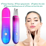 Ultrasonic pore cleaning instrument