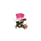 Halloween New Funny Retro Metal Skull Fashion Alloy Retro Roses Purses Anime Car Decoration Car Accessories