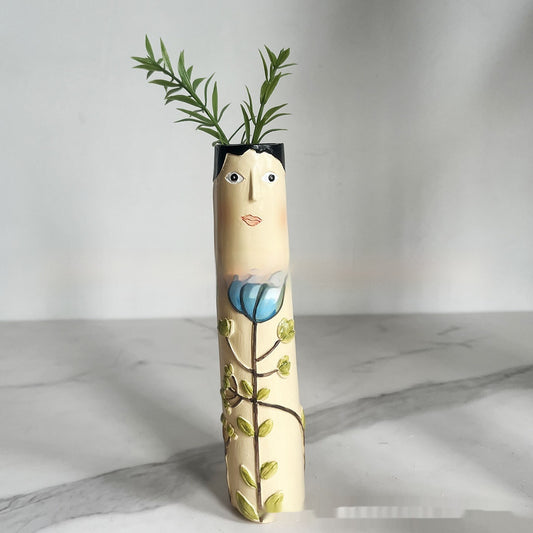 Home Decoration Sunshine Family Bud Vase Home Indoor Outdoor Vase Art Decoration Sculptured Ornaments