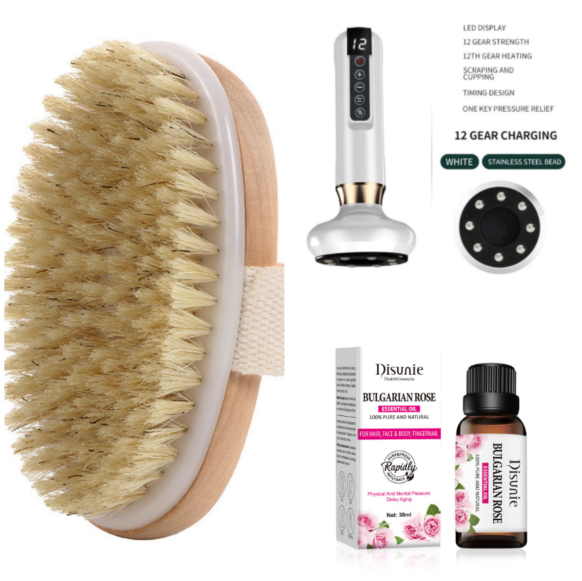 Electric Vacuum Cupping Massager For Body Anti-Cellulite Suction Cup Gua Sha Massage Body Cups Guasha Fat Burning Slimming Jars