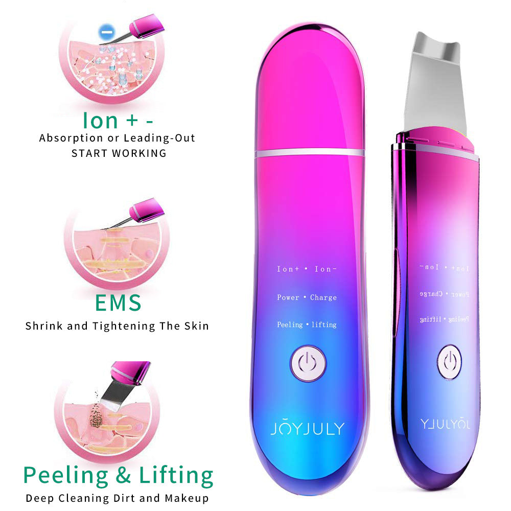 Ultrasonic pore cleaning instrument