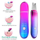 Ultrasonic pore cleaning instrument