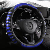 Leather Silicone Four Season Car Accessories Steering Wheel Cover