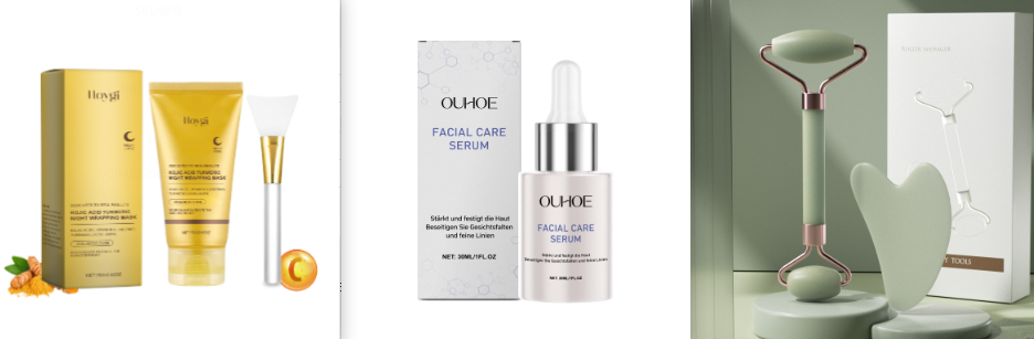 Scraping Roll Massager Set Facial Muscle Relaxation Body Tool