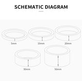 Transparent Non-marking High Temperature Waterproof PET Double-sided Tape