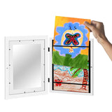 Children's Magnetic Art Photo Frame Flip Wooden Photo Frame