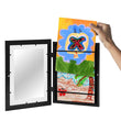 Children's Magnetic Art Photo Frame Flip Wooden Photo Frame