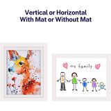 Children's Magnetic Art Photo Frame Flip Wooden Photo Frame