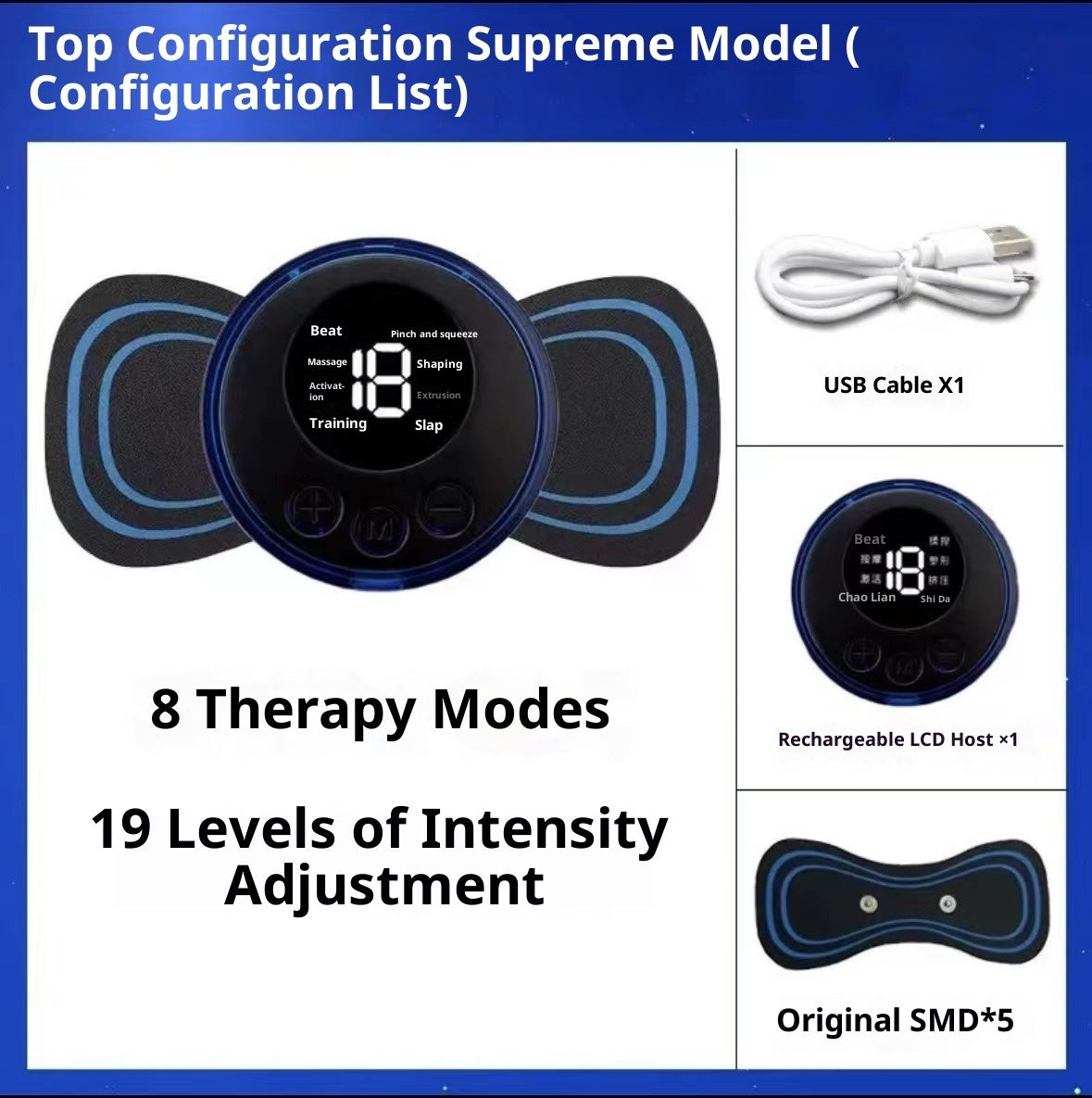 Cervical Massager Intelligent Pulse Multifunctional Shoulder Neck Waist Back Full Body Massager
