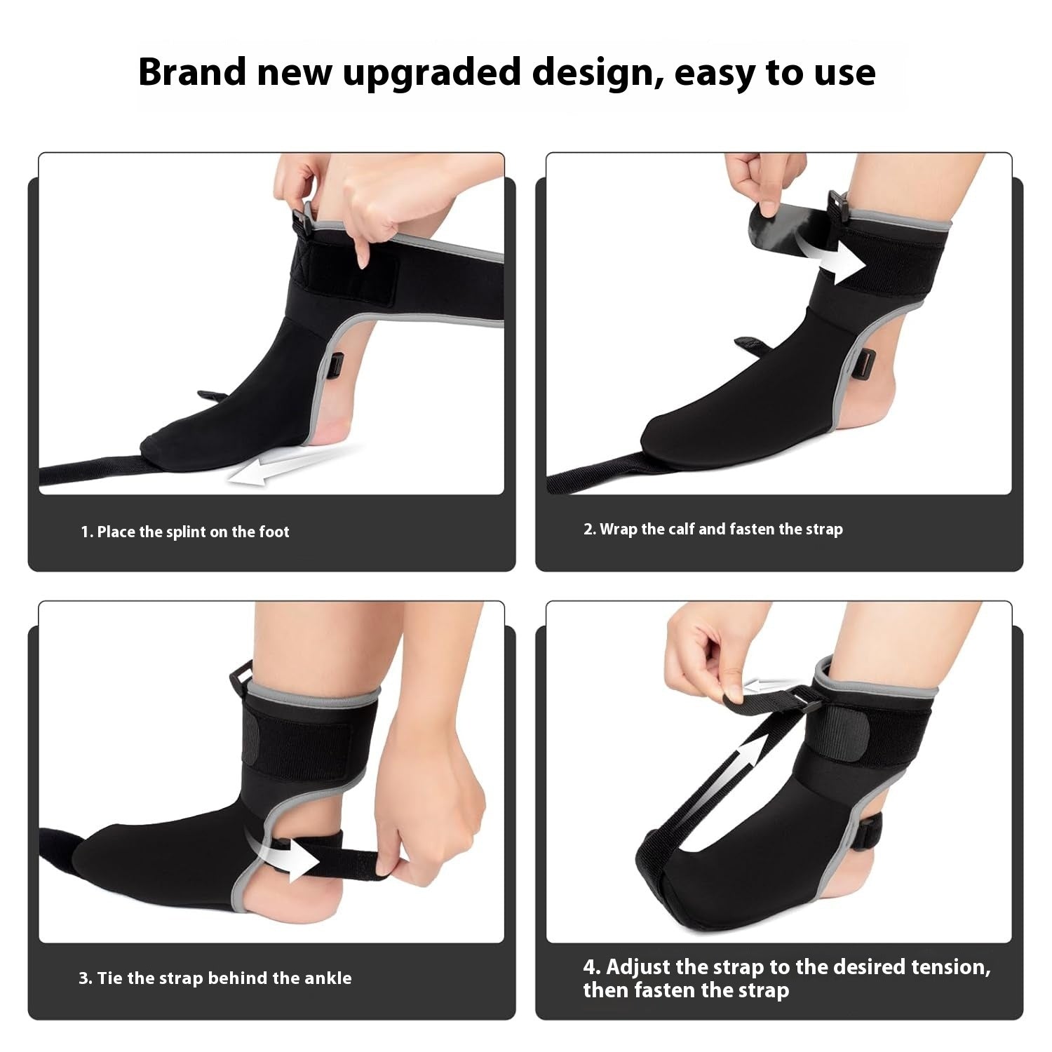 Foot Drooping Stretch Strap Night Splint Adjustable Unisex