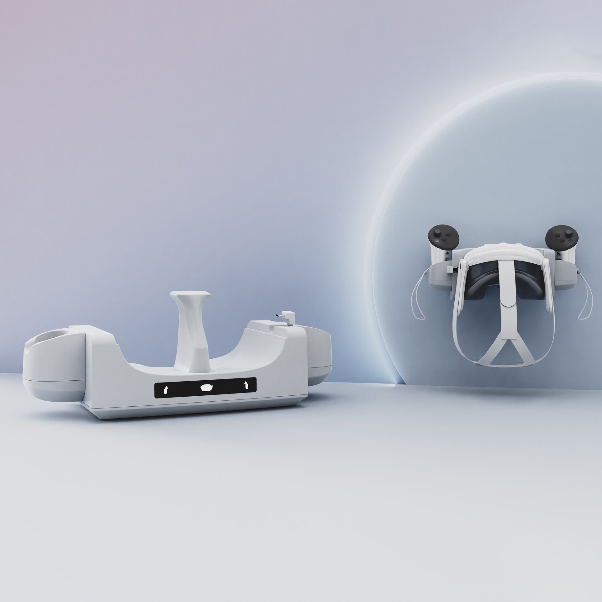 VR Helmet Handle Wall-mounted Contact Charging Base